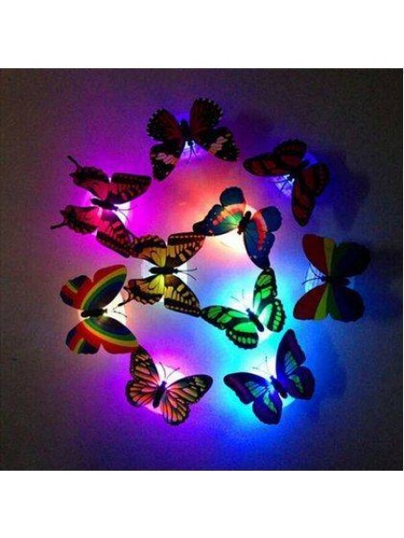 Красочные светящиеся бабочки на присоске 