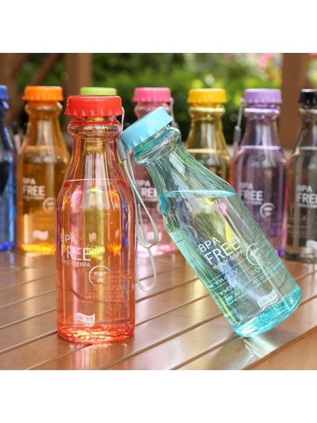 Пластиковая спортивная бутылка для воды (550 мл)