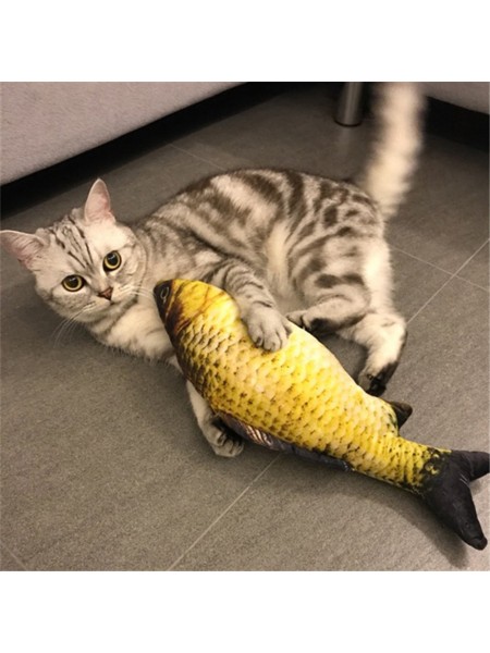 Игрушка для кошки плюшевая рыбка