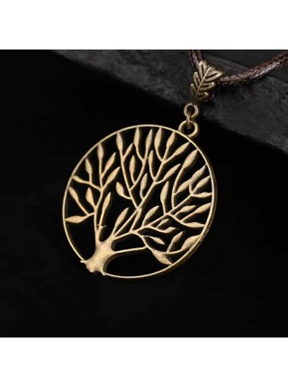 Винтажное ожерелье подвеска дерево жизни 