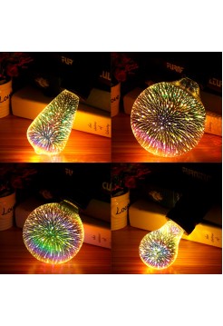 Светодиодная лампочка с эффектом фейерверка