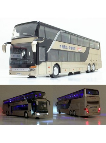 Модель двухэтажного пассажирского рейсового автобуса