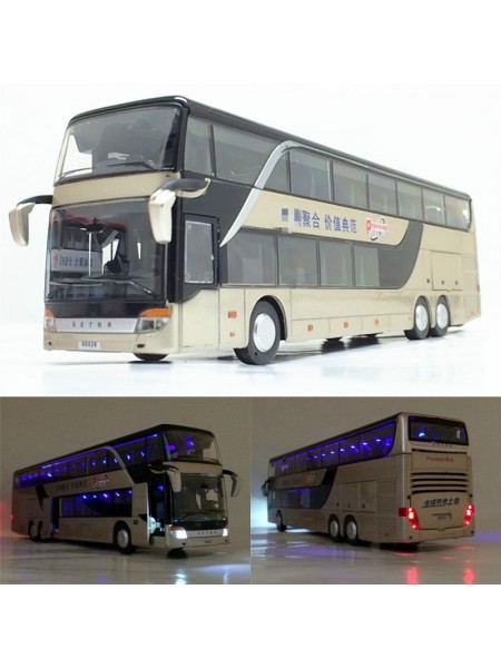 Модель двухэтажного пассажирского рейсового автобуса 