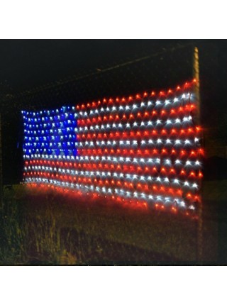 Светодиодное украшение из гирлянд USA American flag