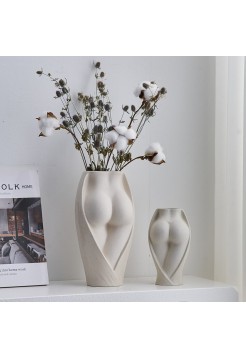 Керамическая ваза в скандинавском стиле 